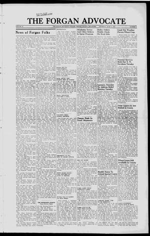 Primary view of object titled 'The Forgan Advocate (Forgan, Okla.), Vol. 20, No. 6, Ed. 1 Thursday, June 5, 1947'.