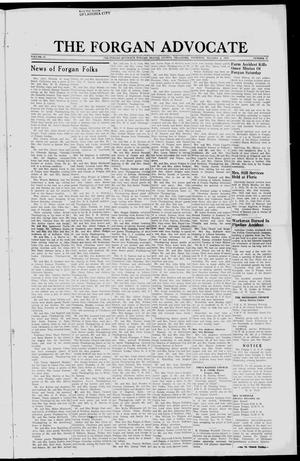 Primary view of object titled 'The Forgan Advocate (Forgan, Okla.), Vol. 20, No. 32, Ed. 1 Thursday, December 4, 1947'.