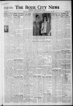 The Boise City News (Boise City, Okla.), Vol. 57, No. 15, Ed. 1 Thursday, September 30, 1954