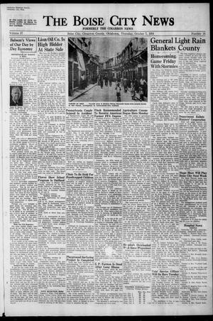 The Boise City News (Boise City, Okla.), Vol. 57, No. 16, Ed. 1 Thursday, October 7, 1954