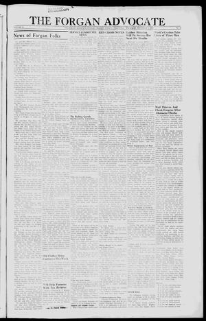 Primary view of object titled 'The Forgan Advocate (Forgan, Okla.), Vol. 16, No. 31, Ed. 1 Thursday, December 2, 1943'.