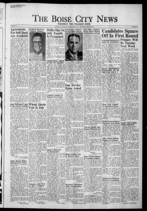 Primary view of object titled 'The Boise City News (Boise City, Okla.), Vol. 59, No. 2, Ed. 1 Thursday, June 28, 1956'.