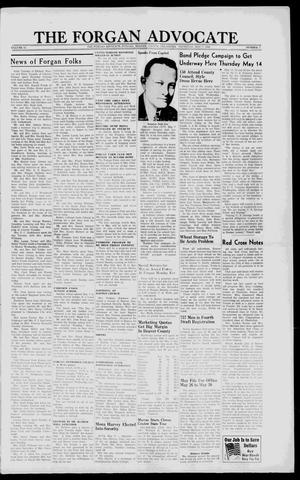 Primary view of object titled 'The Forgan Advocate (Forgan, Okla.), Vol. 15, No. 1, Ed. 1 Thursday, May 7, 1942'.