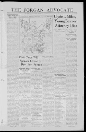 The Forgan Advocate (Forgan, Okla.), Vol. 6, No. 24, Ed. 1 Thursday, March 30, 1933