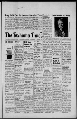 The Texhoma Times (Texhoma, Okla.), Vol. 60, No. 11, Ed. 1 Thursday, October 11, 1962