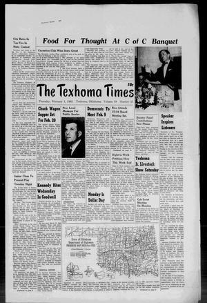 The Texhoma Times (Texhoma, Okla.), Vol. 59, No. 27, Ed. 1 Thursday, February 1, 1962