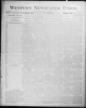 Western Newspaper Union. (Oklahoma City, Okla.), Vol. 2, No. 37, Ed. 1 Saturday, September 13, 1902