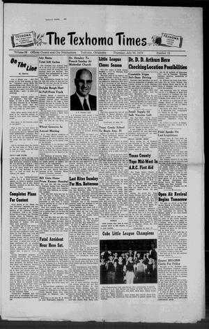 The Texhoma Times (Texhoma, Okla.), Vol. 56, No. 52, Ed. 1 Thursday, July 30, 1959