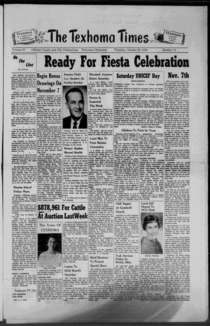 The Texhoma Times (Texhoma, Okla.), Vol. 57, No. 13, Ed. 1 Thursday, October 29, 1959