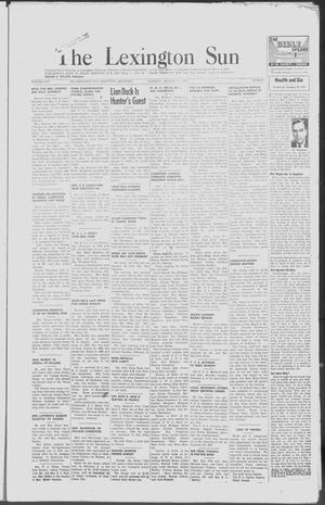 The Lexington Sun (Lexington, Okla.), Vol. 25, No. 5, Ed. 1 Thursday, January 31, 1957