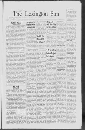 The Lexington Sun (Lexington, Okla.), Vol. 25, No. 11, Ed. 1 Thursday, March 14, 1957