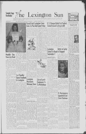 The Lexington Sun (Lexington, Okla.), Vol. 25, No. 33, Ed. 1 Thursday, August 15, 1957