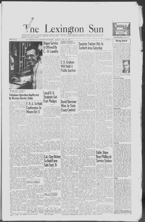 The Lexington Sun (Lexington, Okla.), Vol. 25, No. 38, Ed. 1 Thursday, September 19, 1957