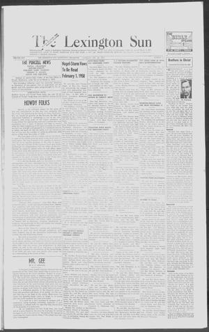 The Lexington Sun (Lexington, Okla.), Vol. 25, No. 52, Ed. 1 Thursday, December 26, 1957