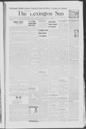 The Lexington Sun (Lexington, Okla.), Vol. 26, No. 17, Ed. 1 Thursday, April 24, 1958