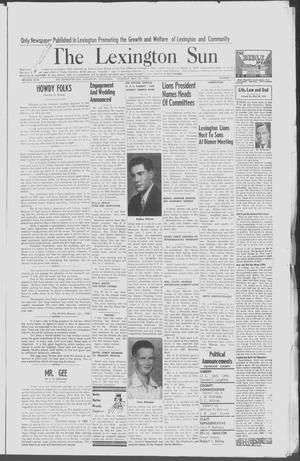 Primary view of object titled 'The Lexington Sun (Lexington, Okla.), Vol. 26, No. 21, Ed. 1 Thursday, May 22, 1958'.
