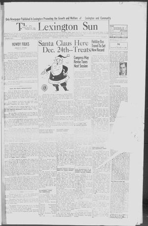 The Lexington Sun (Lexington, Okla.), Vol. 26, No. 51, Ed. 1 Thursday, December 18, 1958