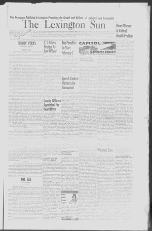 The Lexington Sun (Lexington, Okla.), Vol. 26, No. 4, Ed. 1 Thursday, January 22, 1959