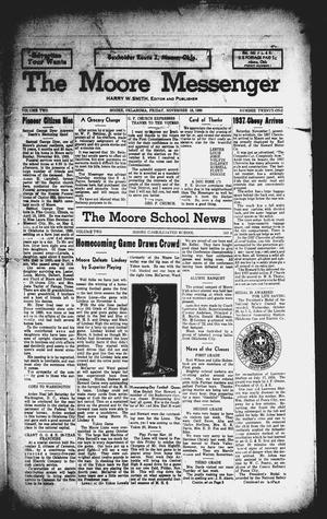 The Moore Messenger (Moore, Okla.), Vol. 2, No. 21, Ed. 1 Friday, November 13, 1936