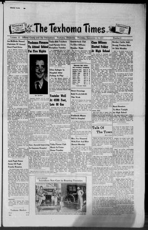 The Texhoma Times (Texhoma, Okla.), Vol. 55, No. 6, Ed. 1 Thursday, September 12, 1957