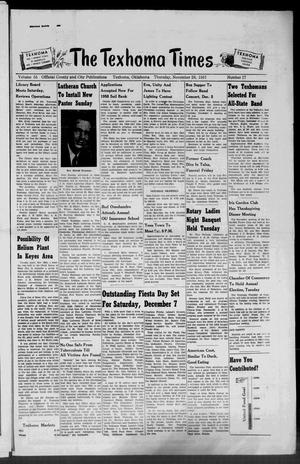The Texhoma Times (Texhoma, Okla.), Vol. 55, No. 17, Ed. 1 Thursday, November 28, 1957