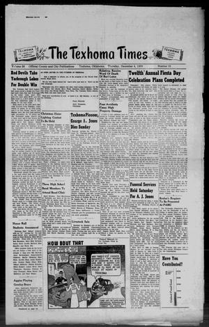 The Texhoma Times (Texhoma, Okla.), Vol. 56, No. 18, Ed. 1 Thursday, December 4, 1958