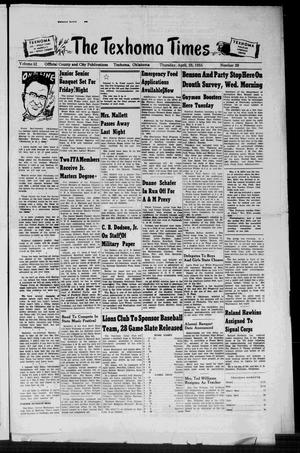 The Texhoma Times (Texhoma, Okla.), Vol. 52, No. 39, Ed. 1 Thursday, April 28, 1955