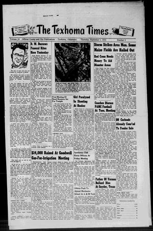 The Texhoma Times (Texhoma, Okla.), Vol. 53, No. 5, Ed. 1 Thursday, September 1, 1955