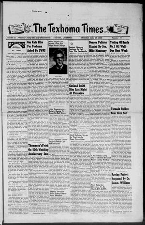 The Texhoma Times (Texhoma, Okla.), Vol. 53, No. 47, Ed. 1 Thursday, June 28, 1956