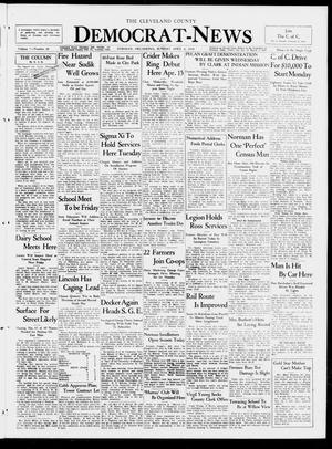 The Cleveland County Democrat-News (Norman, Okla.), Vol. 7, No. 28, Ed. 1 Sunday, April 6, 1930