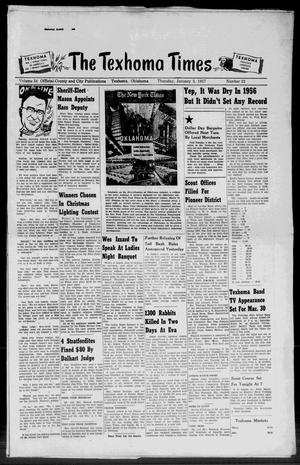 The Texhoma Times (Texhoma, Okla.), Vol. 54, No. 22, Ed. 1 Thursday, January 3, 1957