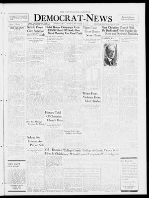 The Cleveland County Democrat-News (Norman, Okla.), Vol. 7, No. 77, Ed. 1 Sunday, September 28, 1930