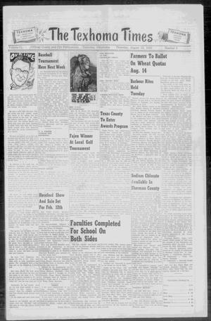 The Texhoma Times (Texhoma, Okla.), Vol. 51, No. 3, Ed. 1 Thursday, August 13, 1953