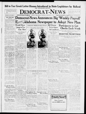 The Cleveland County Democrat-News (Norman, Okla.), Vol. 8, No. 3, Ed. 1 Thursday, January 8, 1931
