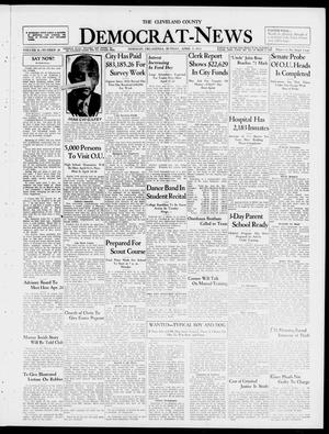 The Cleveland County Democrat-News (Norman, Okla.), Vol. 8, No. 28, Ed. 1 Sunday, April 5, 1931