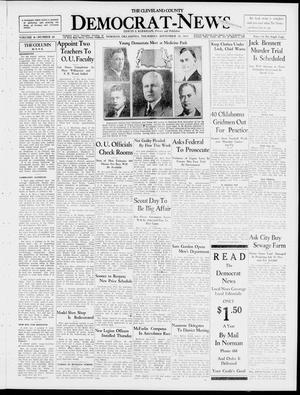 The Cleveland County Democrat-News (Norman, Okla.), Vol. 8, No. 60, Ed. 1 Thursday, September 10, 1931