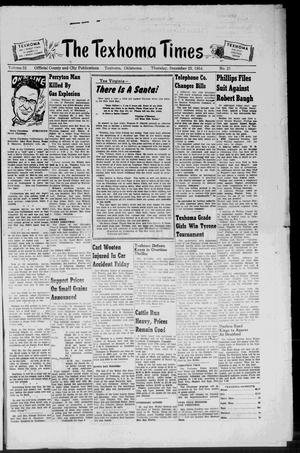 The Texhoma Times (Texhoma, Okla.), Vol. 52, No. 21, Ed. 1 Thursday, December 23, 1954