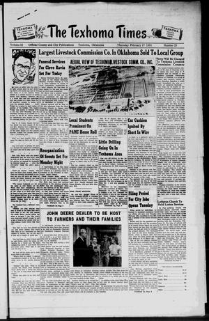 The Texhoma Times (Texhoma, Okla.), Vol. 52, No. 29, Ed. 1 Thursday, February 17, 1955