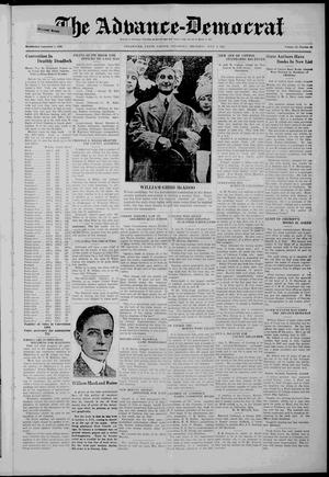 Primary view of object titled 'The Advance-Democrat (Stillwater, Okla.), Vol. 32, No. 42, Ed. 1 Thursday, July 3, 1924'.