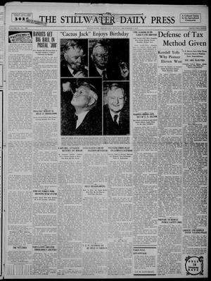 The Stillwater Daily Press (Stillwater, Okla.), Vol. 28, No. 285, Ed. 1 Friday, December 3, 1937
