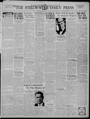 The Stillwater Daily Press (Stillwater, Okla.), Vol. 28, No. 290, Ed. 1 Thursday, December 9, 1937