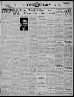 The Stillwater Daily Press (Stillwater, Okla.), Vol. 29, No. 116, Ed. 1 Tuesday, May 17, 1938