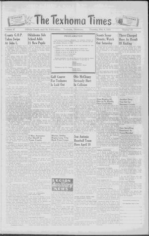 The Texhoma Times (Texhoma, Okla.), Vol. 47, No. 28, Ed. 1 Thursday, February 9, 1950