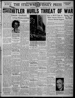 The Stillwater Daily Press (Stillwater, Okla.), Vol. 29, No. 228, Ed. 1 Monday, September 26, 1938