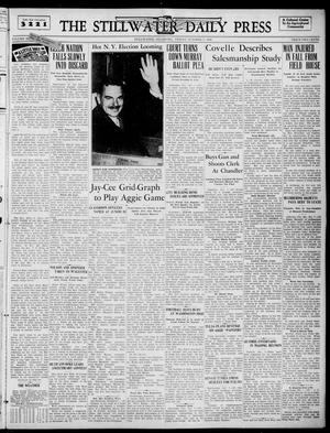 The Stillwater Daily Press (Stillwater, Okla.), Vol. 29, Ed. 1 Friday, October 7, 1938