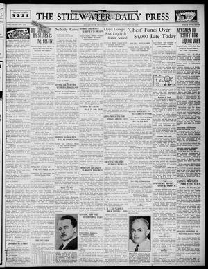 The Stillwater Daily Press (Stillwater, Okla.), Vol. 29, No. 254, Ed. 1 Wednesday, October 26, 1938