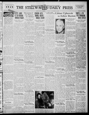 The Stillwater Daily Press (Stillwater, Okla.), Vol. 29, Ed. 1 Tuesday, November 15, 1938