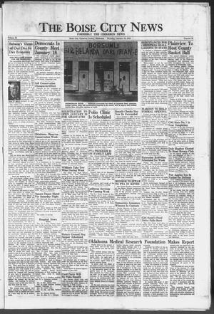 Primary view of object titled 'The Boise City News (Boise City, Okla.), Vol. 60, No. 31, Ed. 1 Thursday, January 16, 1958'.