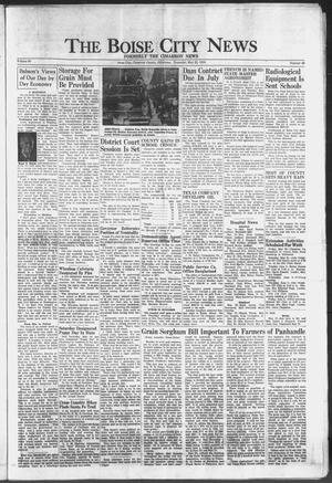 The Boise City News (Boise City, Okla.), Vol. 60, No. 49, Ed. 1 Thursday, May 22, 1958
