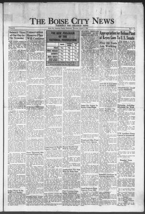 The Boise City News (Boise City, Okla.), Vol. 61, No. 8, Ed. 1 Thursday, August 7, 1958